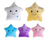 Luminous Glow Star LED Light Up Pillow with Speaker