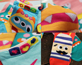 5 Pairs Youth Creative Cartoon Funny Socks