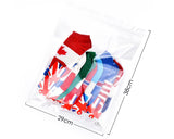 10 Pairs One Size National Flag Series World Cup Cotton Ankle Socks