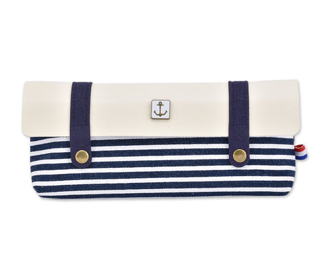 Navy Style Pen and Pencil Case - Dark Blue