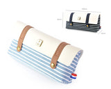 Navy Style Pen and Pencil Case - Blue