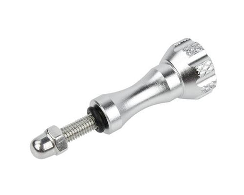 GoPro Long Thumb Knob Stainless Bolt Nut Screw for Hero Cameras-Silver
