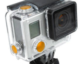 GoPro Aluminum Button Set for Hero 3+ Camera Housing - Gold