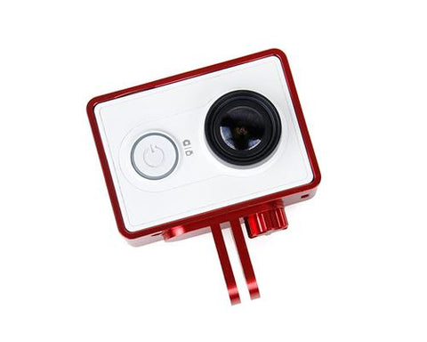 GoPro Style Frame Mount for Xiaomi Yi Sport Cam Action Camera - Red