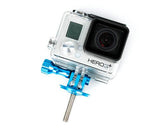 GoPro Aluminum Bike Headset Mount Adapter for Hero Cameras - Blue