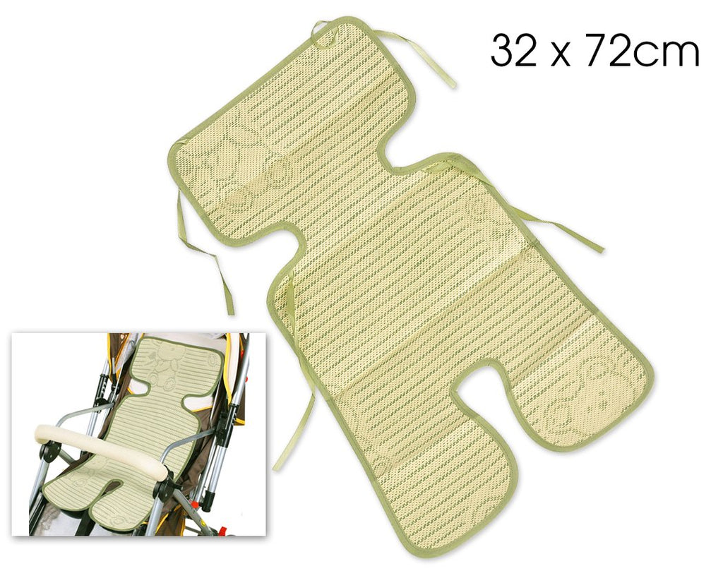 32 x 72cm Natural Bamboo Car Seat Stroller Liner Cushion Mat