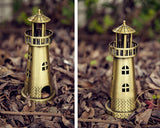Metallic Lighthouse Model Decoration