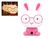 Cute Cartoon Nursery Night Light-Pink Rabbit