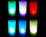 10 Pcs Voice Control Color Changing LED Candle Lights