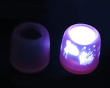Voice Control LED Candle Night Light - Purple