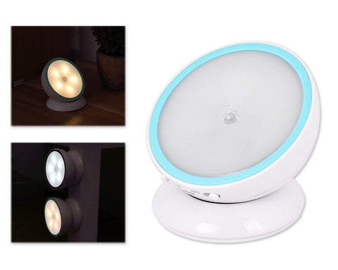 360 Rotating LED Light with Motion Sensor and Magnet Base