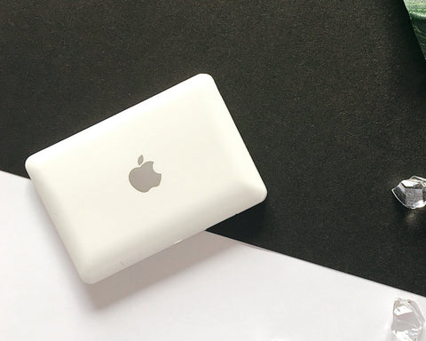 MacBook Air Design Portable Pocket Make Up Mirror - White