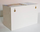 9 Drawers Plastic Decor Cosmetic Desktop Storage Box - White