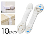 10 Pcs Children Safety Lock for Doors and Drawers