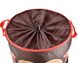 Cartoon Monkey Foldable Pop-up Laundry Basket - Brown