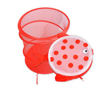 Cartoon Fish Foldable Pop-up Laundry Hamper - Red