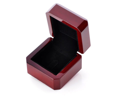 Wood Ring Box - Brown