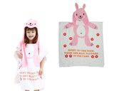 1.2 meters Cartoon Bathrobe Cloak for Kids