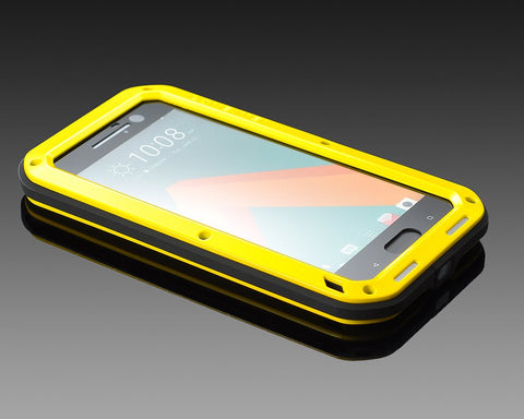 Waterproof Series HTC 10 Metal Case - Yellow