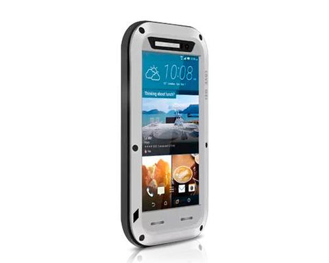Waterproof Series HTC One M9 Metal Case - Silver