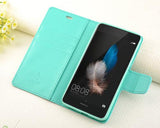 Fold Series Huawei P8 Flip Leather Case - Mint