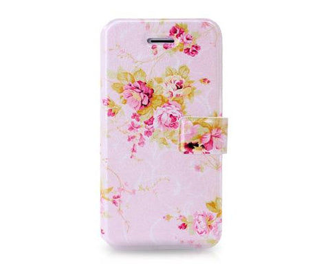 Famoso Series iPhone 5C Flip Leather Case - Blossom