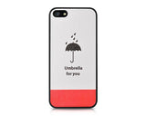 Weather Series iPhone 5 and 5S Leather Case - Umbrella