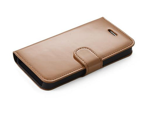 Esecutivo Series iPhone 5 and 5S Flip Leather Case - Brown