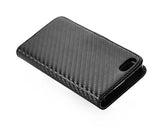 Twill Series iPhone 5 and 5S Flip Leather Case - Black