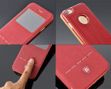 Eyelet Pro Series iPhone 6 Flip Leather Case (4.7 inches) - Burgundy