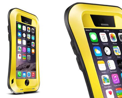 Waterproof Pro Series iPhone 6 Plus Metal Case (5.5 inches) - Yellow