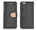 Twinkle Series iPhone 6 Plus Flip Leather Case (5.5 inches) - Black