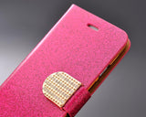 Twinkle Series iPhone 6 and 6S Flip Leather Case - Magenta