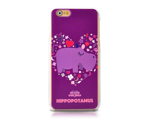 We Love Our Wild Series iPhone 6 Case (4.7 inches) - Hippopotamus