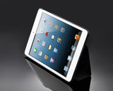 Wooden Series iPad Mini Flip Leather Case - Gray