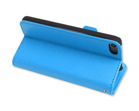Liscio Series iPod Touch 5 Flip Leather Case - Blue