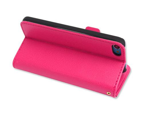 Liscio Series iPod Touch 5 Flip Leather Case - Magenta