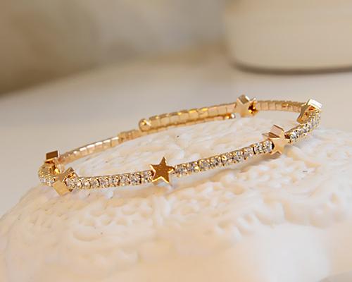 Little Star Crystal Bangle