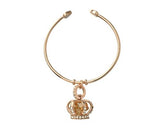 Dangle Princess Crown Crystal Bangle