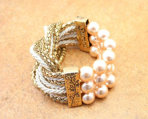 Fancy Mixture Pearl Bracelet