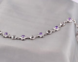 Little Star Purple Crystal Bracelet