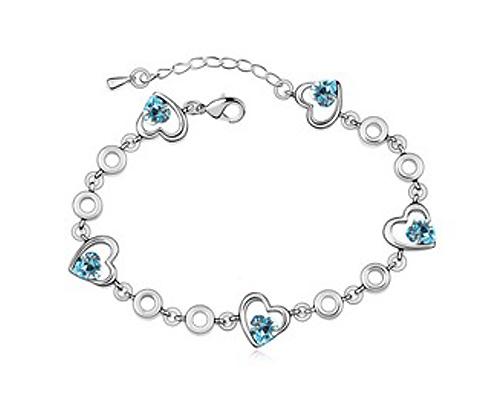 Forever Love Crystal Bracelet - Blue
