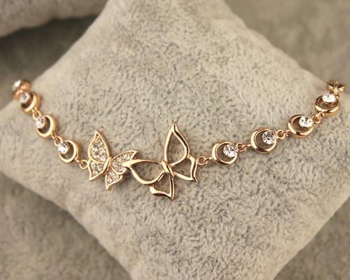 Lovely Butterfly Crystal Bracelet