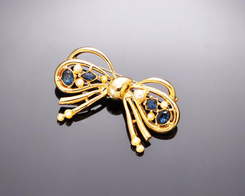 Ribbon Moet Brooch Pin