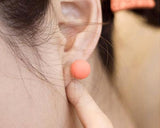 Fluorescence Round Ball Stud Earrings