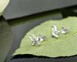 925 Sterling Silver Butterfly Stud Earrings
