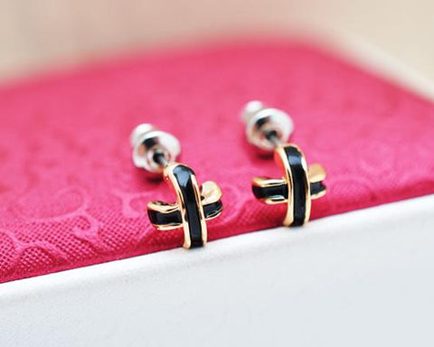 Stylish Cross Stud Earrings for Women Girls