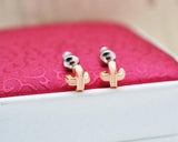 Stylish Cross Stud Earrings for Women Girls