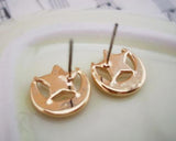 Shell Star And Moon Stud Earrings for Women