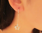Dangle Earrings Star Shaped Crystal Hook Earrings
